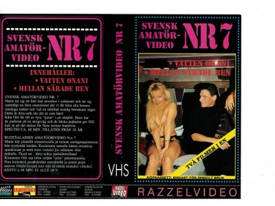 Sv. Amatörvideo  Nr  7  Instick  VHS